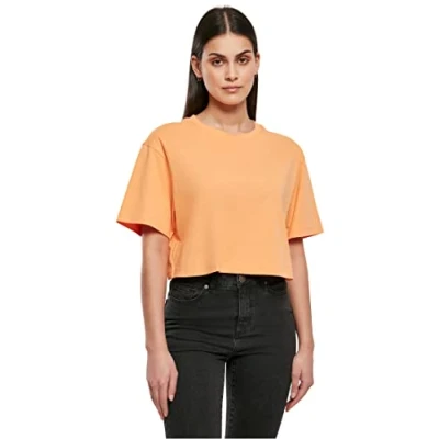 Abbildung von Urban Classics Tshirt basic, Damen, Größe: 4XL, Papaya