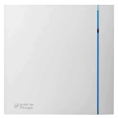 Abbildung von Soler &amp; Palau SILENT 100 CZ DESIGN, Haushalts Lamellenlüfter, Weiß, Wand, 26,5 dB, 85 m3/h, IP45
