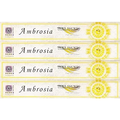 Abbildung von Berk HS 100 P4 12 Räucherstäbchen, 4x, 8x, oder 12x Ambrosia (4 Packungen)