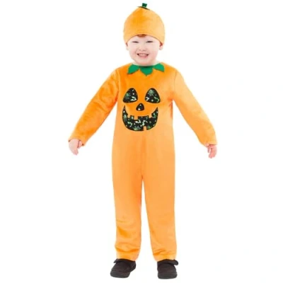 Abbildung von Amscan Unisex Kids Halloween Fancy Dress Costume Lil Pumpkin Kostüm 2 3 Jahre, Multi