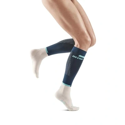 Abbildung von CEP Compression THE RUN Kniestrümpfe, Damen, Größe: Small, Blue off white