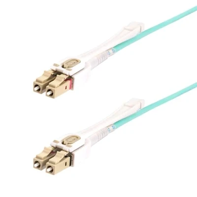 Abbildung von StarTech.com 3m LC zu (UPC) OM4 Multimode Glasfaser Patchkabel mit Push Pull Tabs, 50/125µm, 100Gbps, biegeunempfindlicher Glasfaserkabel, Low Insertion Loss, LSZH LWL Verlegekabel, 3 m, LOMM, OM4, LC,