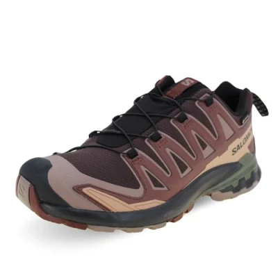 Abbildung von Salomon XA PRO 3D V9 GTX Hikingschuh, Herren, Größe: 48, Black coffee/rum raisin/olive night Schuhe