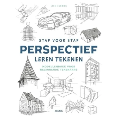 Abbildung von stap voor perspectief leren tekenen: Modellenboek beginnende tekenaars