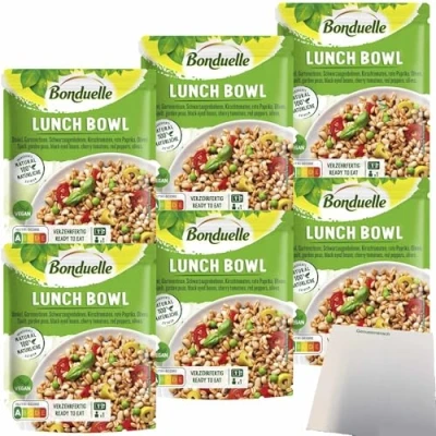 Abbildung von usy Bundle für Bonduelle Lunch Bowl Dinkel 6er Pack (6x250g Beutel) + Block