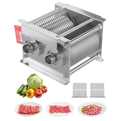 Abbildung von VEVOR Fleischschneider Maschine Klinge 5mm Edelstahl für SJY DQ90 Meat Slider