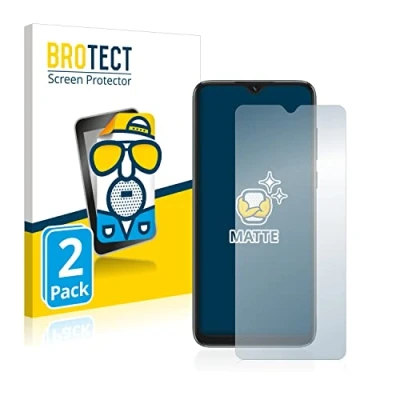 Abbildung von BROTECT Entspiegelungs Schutzfolie für Blackview A55 (2 Stück) Matte Displayschutz Folie, Anti Reflex, Fingerprint