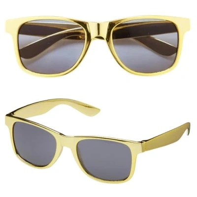 Abbildung von Widmann S.r.l. Kostüm Partybrille mit getönten Gläsern, Gold Metallic