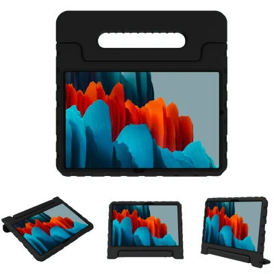 Abbildung von Schutzhülle mit Handgriff kindersicher für Samsung Galaxy Tab S8 / S7 Schwarz