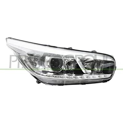 Abbildung von PRASCO KI4344923 Scheinwerfer rechts H7/H7/H7, LED schwarz mit Tagfahrlicht Stellmotor für LWR KIA: cee‘d II Sportswagon, Schrägheck