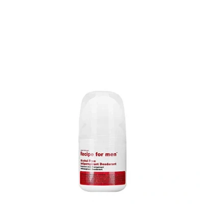 Abbildung von Recipe For Men Alcohol FREE Antiperspirant Deodorant 60ML Deodorant, Herren, Größe: 60 ml,