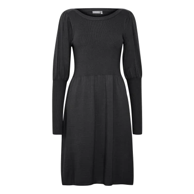 Abbildung von Fransa Frdedina DR Strickkleid, Damen, Größe: Large, Black