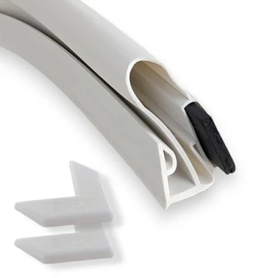 Abbildung von DL pro Universal Türdichtung Set 200x100cm Magnetdichtung Gummidichtung Dichtung zum Einklemmen in Kühlschrank Kühl Gefrier Kombination