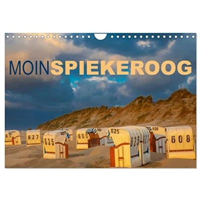 Abbildung von Moin Spiekeroog (Wandkalender 2025 DIN A4 quer), CALVENDO Monatskalender