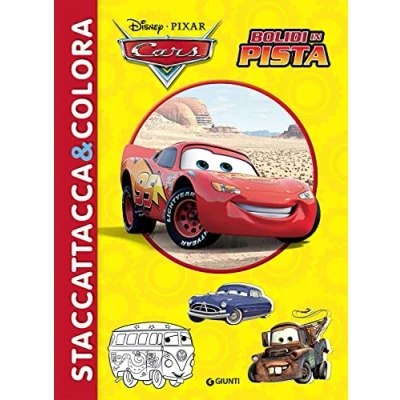 Abbildung von Bolidi in pista. Cars. Staccattacca &amp; colora. Con adesivi. Ediz. illustrata