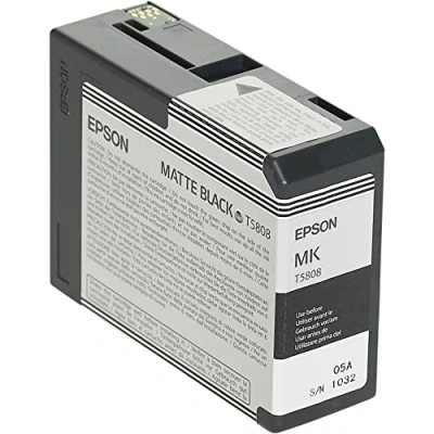 Abbildung von Epson T580 (C13T580800) Mattschwarz Druckerpatrone