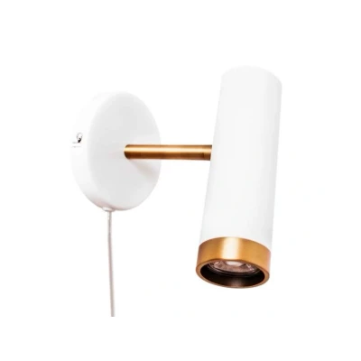 Abbildung von By Rydéns Puls Wandstrahler mit Stecker weiß