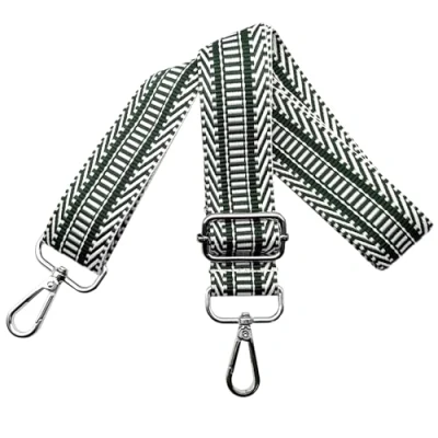 Abbildung von Taschengurte zum Wechseln Damen Tragegurt, Verstellbarer Schultergurt für Taschen, Taschengurt Breit 3.8cm mit Silber Karabiner Schultertasche Handtaschen Tragetaschen Zubehör Grün, L11