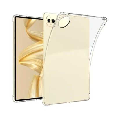 Abbildung von QINOUK Hülle für Huawei MatePad Pro 12.2 2024, [Airbag Schutz] Ultra dünne Stoßfeste Schutzhülle, Weiche TPU Klar Hülle, kompatibel mit 2024 Transparent