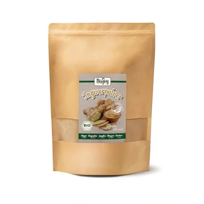 Abbildung von Biojoy BIO Ingwerpulver (1 kg), Ingwer Wurzel gemahlen, Tee (Zingiber officinale)