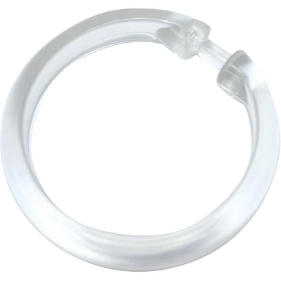 Abbildung von Gardinenring Gardinenringe offen Kunststoff, GARDINIA, Gardinen, (10 St), Serie Spannstange Ø 48 mm