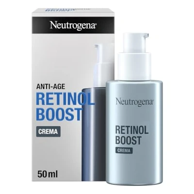 Abbildung von Neutrogena Retinol Boost Gesichtscreme mit reinem Retinol, leicht einziehende Anti Falten für jugendliche und gesunde Haut, Geeignet alle Hauttypen, 1 x 50 ml
