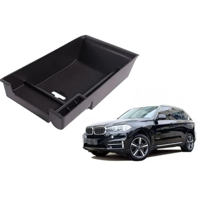 Abbildung von Aufbewahrungsbox Organizer Halter Mittelkonsole Armlehne Tray Für X5 X6 F15 F16 2014 2017