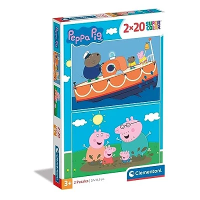 Abbildung von Clementoni Peppa Wutz Kinderpuzzle 20 Teile