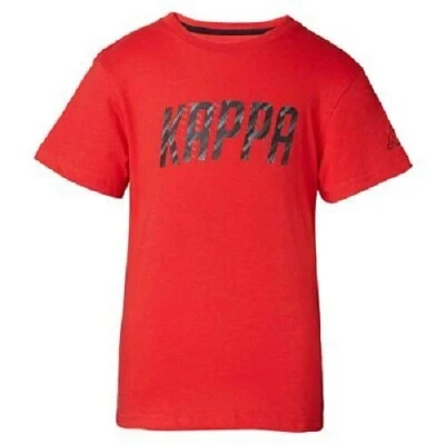 Abbildung von Kappa Jungen T Shirt, Rot/Schwarz, 4Y