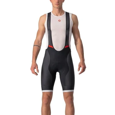 Abbildung von CASTELLI Men&#039;s COMPETIZIONE KIT BIB Shorts, Schwarz Weiss, S