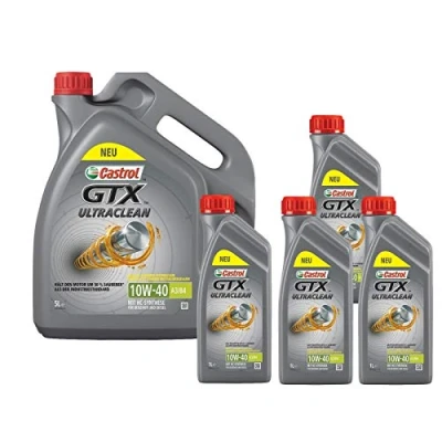 Abbildung von Motorenöl 10W 40 GTX Ultraclean A3/B4 [9 L] von Castrol (SET15A4D59L) Öl Schmierung