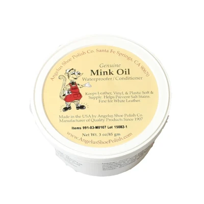 Abbildung von Angelus Shoe polish Mink Oil 85 g