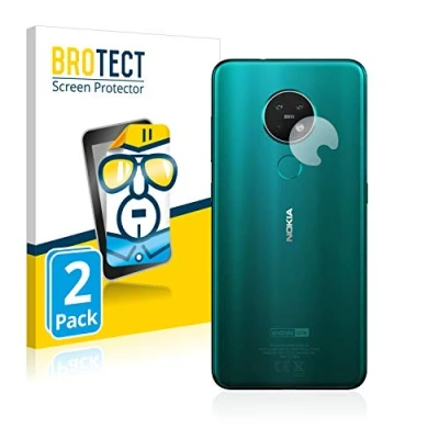 Abbildung von BROTECT (2 Stück Schutzfolie für Nokia 7.2 (NUR Kameraschutz) Displayschutz Folie Ultra Klar