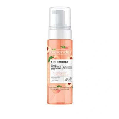 Abbildung von ECO SORBET Pfirsich Mizelarschaum feuchtigkeitsspendendendendendendendendendendendendendend, 150 ml