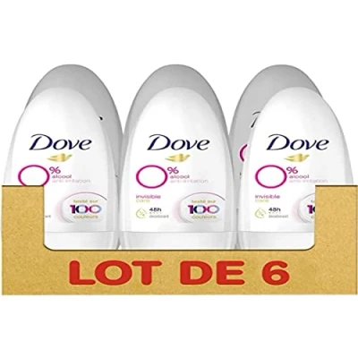 Abbildung von 6er Pack DOVE Women Deodorant &quot;Invisible Care&quot; Deoroller, 0% Alcohol 50ml