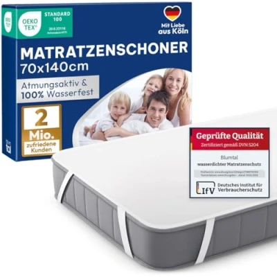 Abbildung von Matratzenschoner Wasserdichter atmungsaktive Blumtal, ohne Knistern, Oeko Tex Zertifiziert