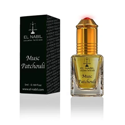 Abbildung von Musc Patchouli 5ml Parfum Duft El Nabil Misk Musk Moschus Parfümöl für HERREN &amp; DAMEN