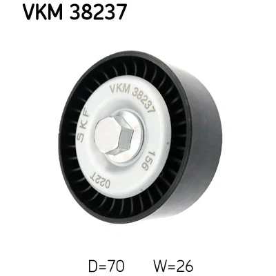 Abbildung von SKF VKM 38237 Umlenkrolle mit Befestigungsmaterial BMW: 3 Touring, Limousine, 5 Limousine