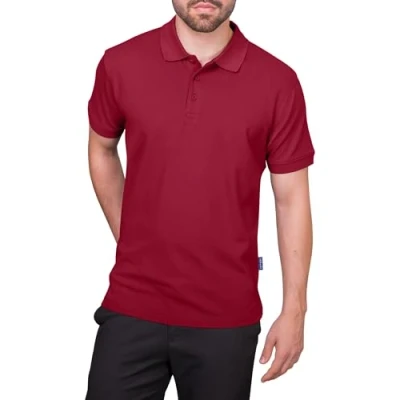 Abbildung von HRM Herren 301 Polohemd, Bordeaux/Burgundy, 4XL