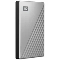 Abbildung von WD My Passport Ultra externe Festplatte 1 TB (mobiler Speicher, Metallgehäuse, herunterladbare Software, automatische Backups, Passwortschutz) Silber auch kompatibel mit PC, Xbox, PS4 und PS5