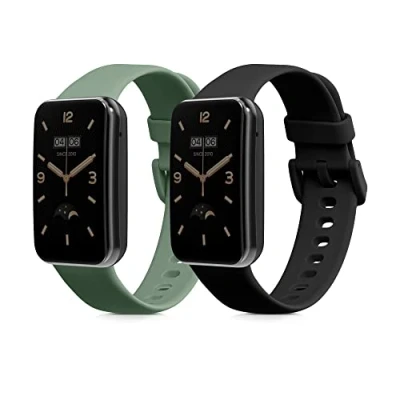 Abbildung von kwmobile Uhrenarmband 2x Sportarmband für Xiaomi Mi Band 7 Pro, Armband TPU Silikon Set Fitnesstracker