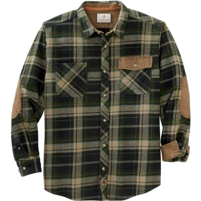 Abbildung von Legendary Whitetails Herren Harbor Heavyweight Flannel Shirt Hemd mit Button Down Kragen, Stockenten kariert, XL