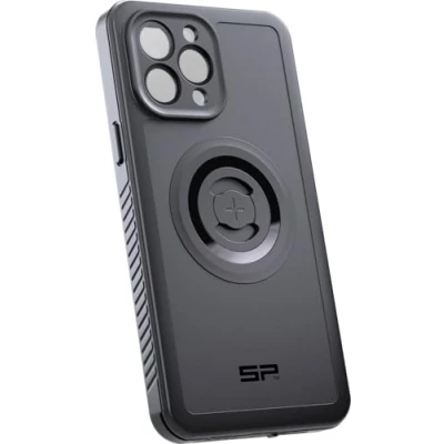 Abbildung von Apple iPhone 13 Pro Max Hülle MagSafe Kunststoff SP Connect Backcover/Hard Case Handyhülle Schwarz Shockproof/Stoßfest