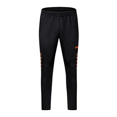 Abbildung von JAKO Herren Tracksuit Bottoms Trainingshose Challenge, Schwarz/Neonorange, S EU