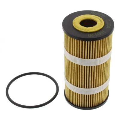 Abbildung von MAPCO 61704 Ölfilter mit Dichtung Filtereinsatz RENAULT: MEGANE 3 Grandtour, SCENIC 3, GRAND MERCEDES BENZ: C Klasse T modell