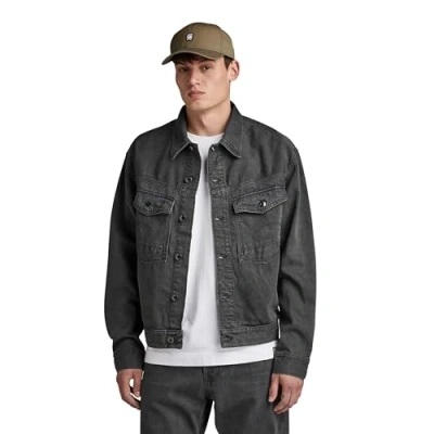 Abbildung von G Star Dakota Jacket Jeansjacke, Herren, Größe: XL, Faded black ink