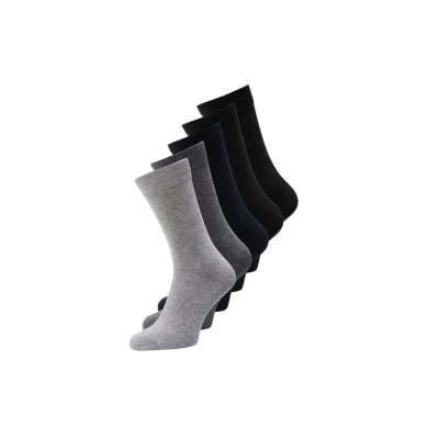 Abbildung von Jack &amp; Jones Jacjens SOCK 5 PACK Socken, Herren, Größe: One Size, Dark grey melange