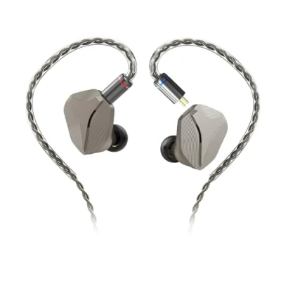 Abbildung von HIDIZS MP145 14,5 mm ultragroßer planarer magnetischer Treiber HiFi In Ear Monitore, Kopfhörer mit ergonomischem Design, abnehmbare 2 polige (Titan, 4,4 mm)