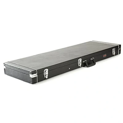 Abbildung von Fame Music Store E Basskoffer, Electric Bass Eco Black Case, Holzkern, Schwarzer Tolexbezug, mit Zubehörfach