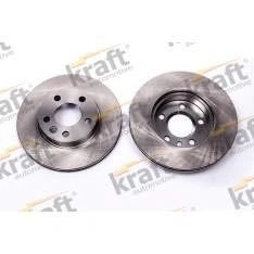 Abbildung von KRAFT 6040310 Bremsscheibe 280, 280,0 24,0 5 Belüftet VOLKSWAGEN: Transporter 4 Bus, Kastenwagen, Pritsche / Fahrgestell